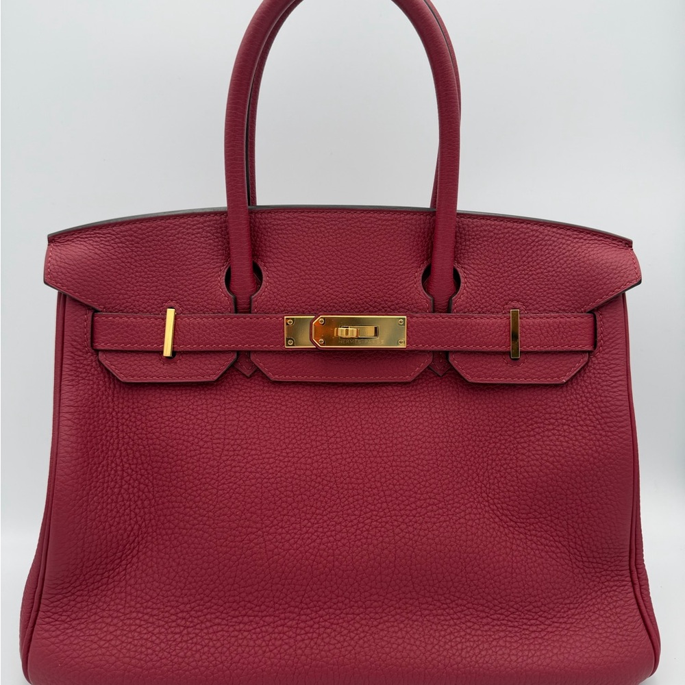 SOLD - Hermès Birkin 30 Rouge Grenat Togo Gold Hardware